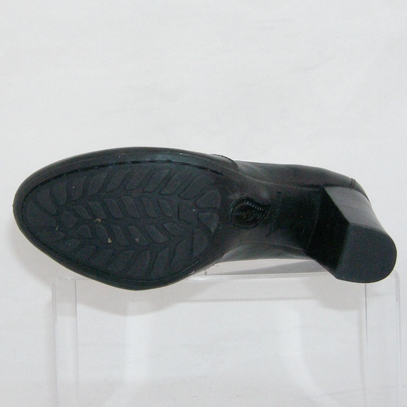 Born Crown 'Kylin' black leather tassel heels 7.5M - Picture 4 of 8